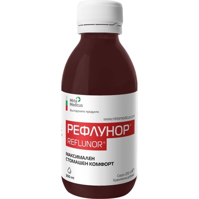 Мирта Медикус Рефлунор Сироп, 200 ml, Мирта Медикус