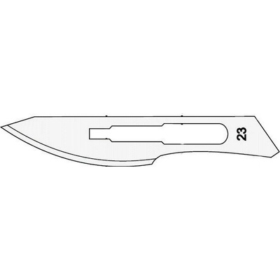 Surgeon čepieľka skalpelová Carbon Steel - č. 23