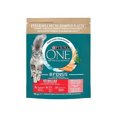 Purina ONE 800g Sterilcat s lososom a pšenicou
