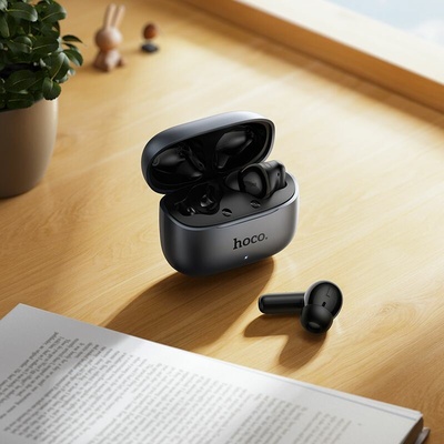 Hoco Wireless Earphones Tws Anc + Enc +Ai Translation Eq27 Metal Gray