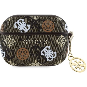 GUESS Калъф за Apple AirPods 3, Guess PU 4G Peony Charm Case, Кафяв (GUA3P4RPEW)