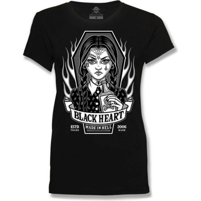 Black heart дамска тениска black heart - СРЯДА - ЧЕРНА - 13575