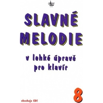 SLAVNÉ MELODIE V lehké úpravě pro klavír 8 díl.+ CD