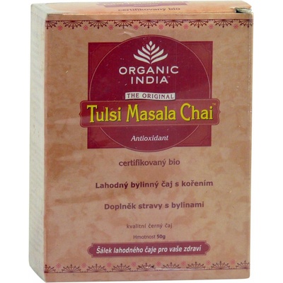 Organic India Čaj Tulsi Chai Masala sypaný bio 50 g