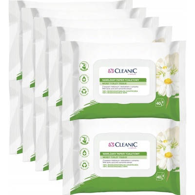 Cleanic Hygienické vreckovky bez zápachu 40 ks