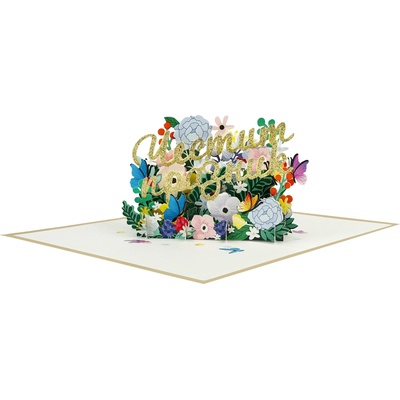 Kiriori Поздравителна картичка Kiriori Pop-up - Честит празник (12541)