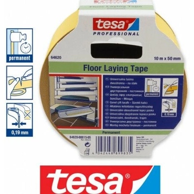 Trebor Páska obojstranná 50mmx10m biela