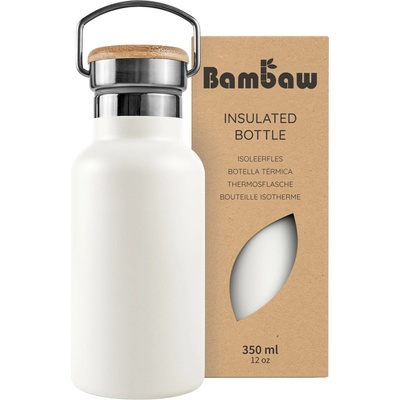 Bambaw Termoska z nerezové oceli 350 ml Polar White