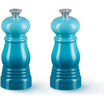 Le Creuset Комплект мелнички за черен пипер и сол 11 см, комплект от 2 бр. , TEAL, пластмаса, Le Creuset (LECR96002500490000)