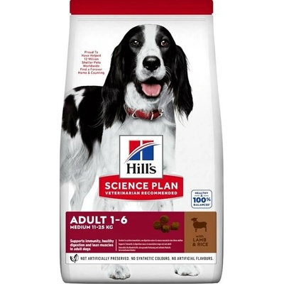 Hill's Science Plan Canine Adult 1-6 Medium Lamb & Rice 2,5 kg