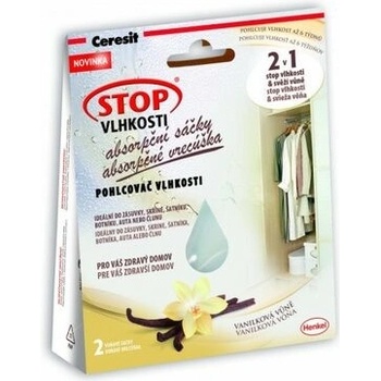 Ceresit Stop vlhkosti absorpčné vrecká komfortná vanilka 2 x 50g