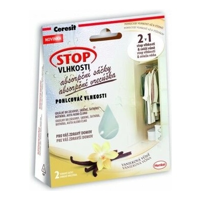 Ceresit Stop vlhkosti absorpčné vrecká komfortná vanilka 2 x 50g