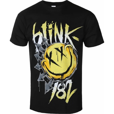 ROCK OFF мъжка тениска Blink 182 - Big Smile - ЧЕРЕН - BLINKTS16MB