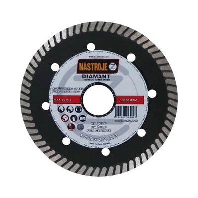 Nástroje cz Kotouč diamantový 115 x 1,4 x 22,2 mm IM-DK-TK115