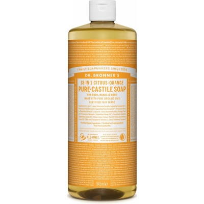Dr. Bronner's All one tekuté universální mýdlo Citrus-Orange 946 ml