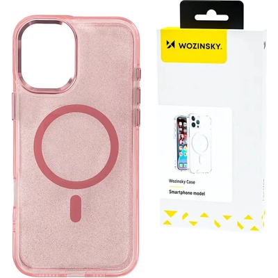 Wozinsky Glitter Case за Samsung Galaxy S25 - розов с блясък (5907769370380)