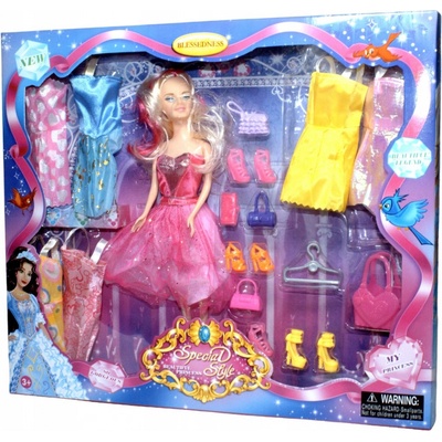LEAN Toys Dress Kit Panenka + doplňky Vytvořte si svůj vlastní styl!