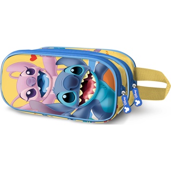 KARACTERMANIA Ученически 3D несесер Karactermania Lilo & Stitch - Ocean, 2 ципа (08534)