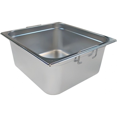 REDFOX Gastronádoba GN 2/3 s výsuvnými uchy - hloubka 150 mm - nerezová