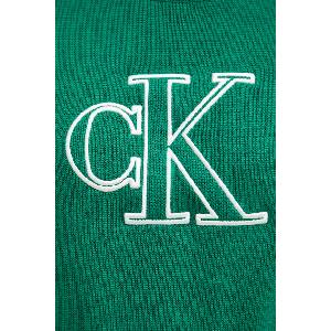 Calvin Klein Jeans тениска тип пуловер дамска от памук (LV047F356G)