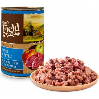 Sams Field True Lamb Meat & Apple, 400 g