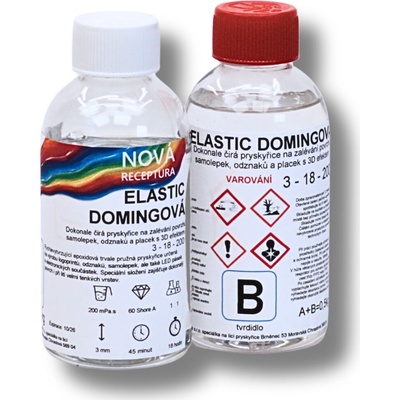 ELASTIC Domingová pryskyřice 3-18-200 A+B: 0,5 kg – Zboží Mobilmania
