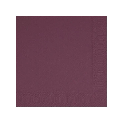 DUNI Servítka 3V 24x24 cm plum 250 ks