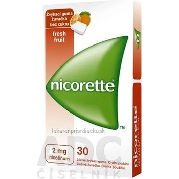 Nicorette Freshfruit Gum 2 mg gum.med.30 x 2 mg