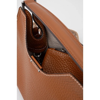 Gianni Chiarini Кожена чанта Gianni Chiarini AURORA в кафяво BS. 10565. RNGDBL. NAETN (BS.10565.RNGDBL.NAETN)