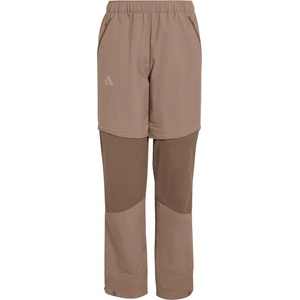 adidas Terrex Детски панталон със свалящи крачоли adidas Terrex Kid's MT Zip Pants Walking trousers - Trace Brown - размер 164 (EU) (701-4344-0415)