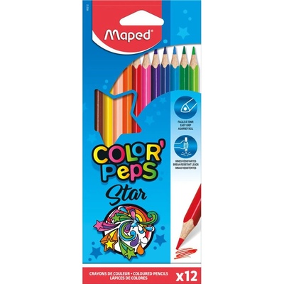 Maped Цветни моливи MAPED Color Peps Star 12 цвята