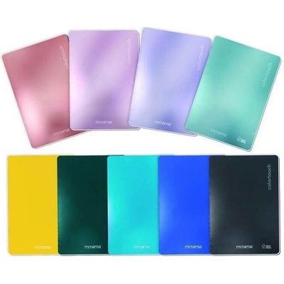 MITAMA Sešit Color Touch A5 čtverečkovaný tm.zelená