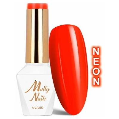 Molly Nails Neons Dark Orange Gel Polish No 73 8 g