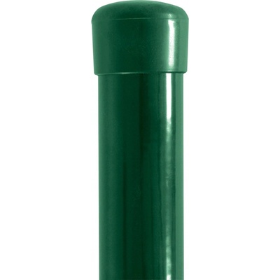 PILECKÝ Plotový sloupek IDEAL Zn+PVC zelený, vč. příchytky, pr. 38 x 2300 mm