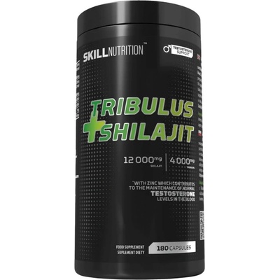 Skill Nutrition Tribulus + Shilajit | with Zinc, Boron & Selenium [180 капсули]