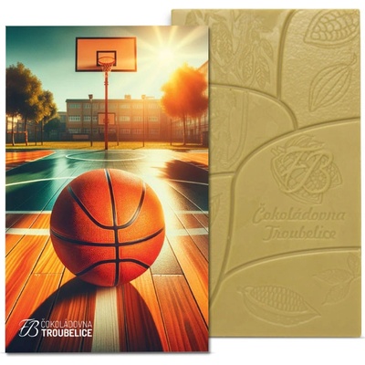 Čokoládovna Troubelice Basketball bílá 40% 45 g
