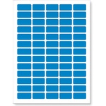 CDRmarket Самозалепващи етикети 38 x 21, 2 mm, 65 етикета, A4, 20 листа, сини (R0ECO.0102BLUE)