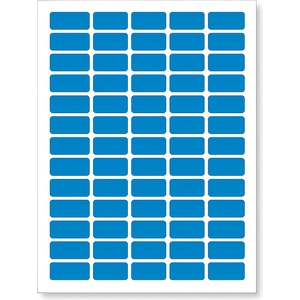 CDRmarket Самозалепващи етикети 38 x 21, 2 mm, 65 етикета, A4, 20 листа, сини (R0ECO.0102BLUE)