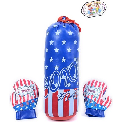 Armutoys ДЕТСКА БОКСОВА КРУША С РЪКАВИЦИ САЩ 42 СМ