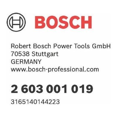 BOSCH Hloubkový doraz 210 mm, k přídavné rukojeti 2 602 025 102 2603001019