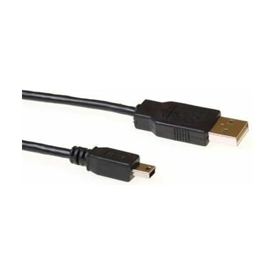 ACT SB2415 USB 2.0 A (samec) – USB mini B5 (samec) 5m černý