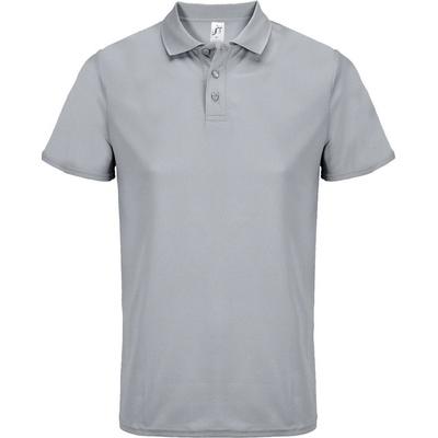 Sol's polokošile Pacific piqué krátký rukáv pure grey