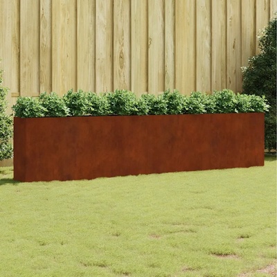 vidaXL vyvýšený záhon 360 x 80 x 40 cm cortenová ocel