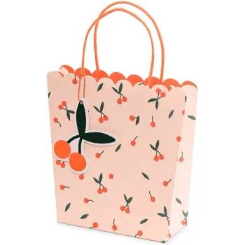 Image 1 of PartyDeco Подаръчна торбичка - Череша 22x23x8 см
