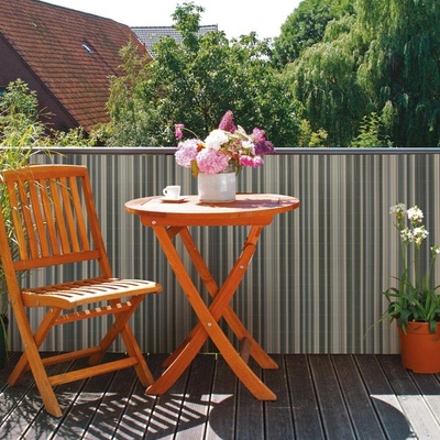 Videx Garden balkonová zástěna Rügen 0,9 x 3 m dub