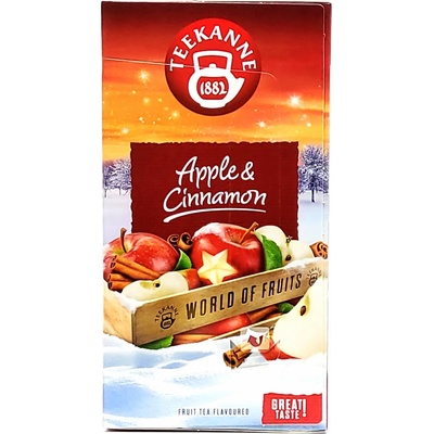 Teekanne World of Fruits Apple & Cinnamon ovocno bylinný čaj 20 x 2,25 g