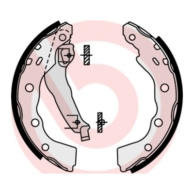 Sada brzdových čeľustí BREMBO S 54 515