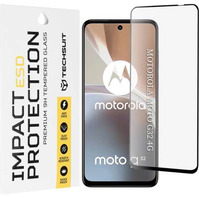 Techsuit Протектор за Motorola Moto G32 - ESD Glass - Черен