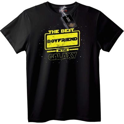 NOONEBRAND Тениска Най-Добрият Приятел в Galaxy - 5XL, Black