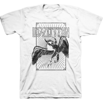 Led Zeppelin Риза Icarus Burst Unisex White M (LZTS19MW02)